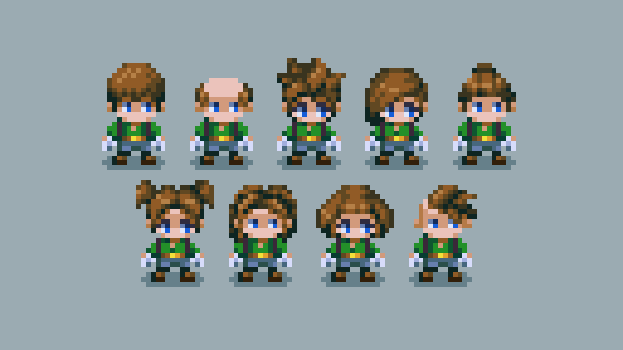 Additional Player Hairstyles