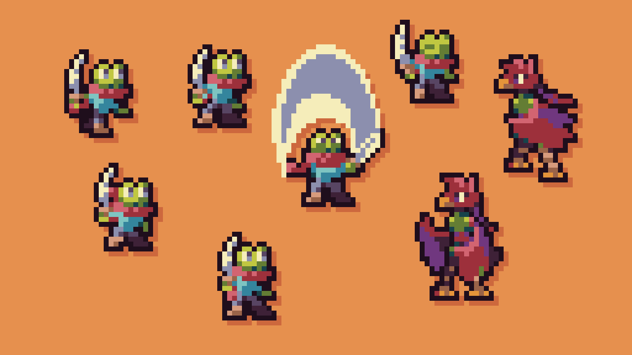 Frog- and Bird Animations