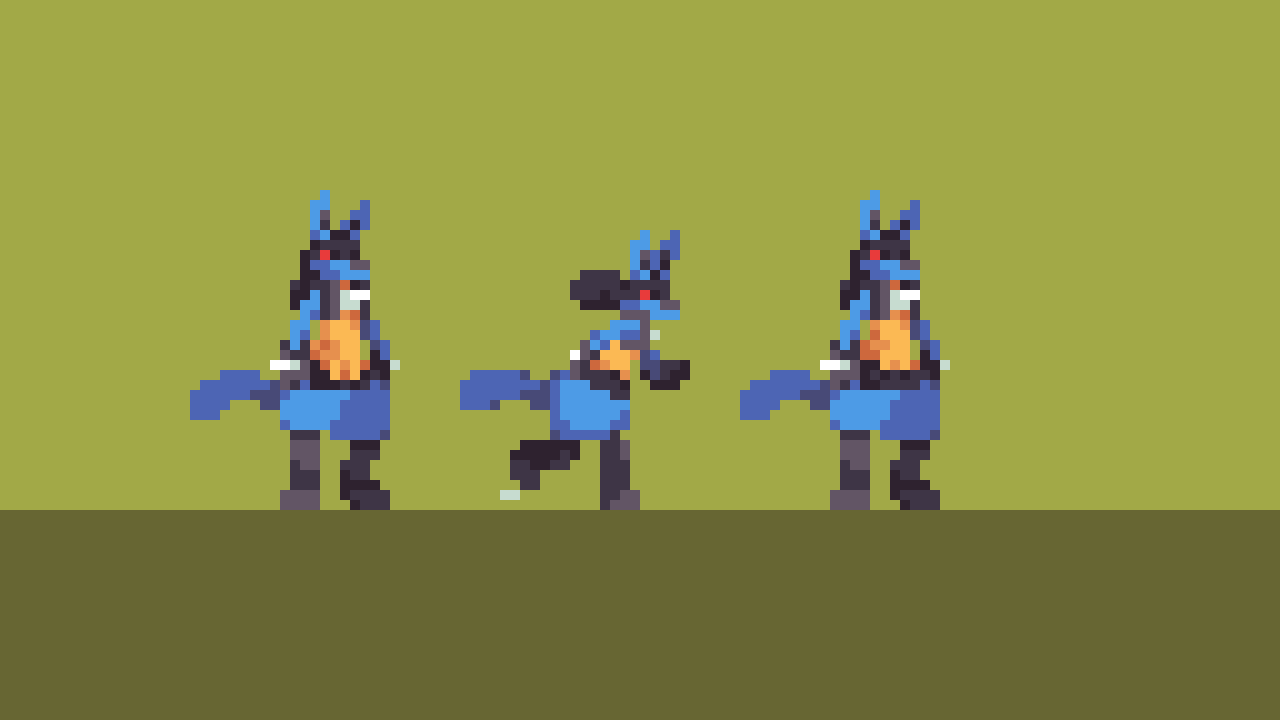 Lucario Animation Practice